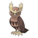 An image of the Pokemon Noctowl #164 in the Pokedex