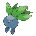 An image of the Pokemon Oddish #43 in the Pokedex