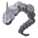 An image of the Pokemon Onix #95 in the Pokedex
