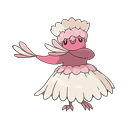 An image of the Pokemon Oricorio Pa’u Style #741 in the Pokedex