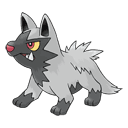 An image of the Pokemon Poochyena #261 in the Pokedex
