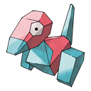 An image of the Pokemon Porygon #137 in the Pokedex