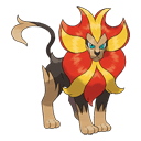 An image of the Pokemon Pyroar #668 in the Pokedex