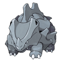 An image of the Pokemon Rhyhorn #111 in the Pokedex