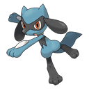 An image of the Pokemon Riolu #447 in the Pokedex