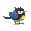 An image of the Pokemon Rookidee #821 in the Pokedex