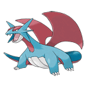 An image of the Pokemon Salamence #373 in the Pokedex