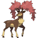 An image of the Pokemon Sawsbuck Autumn Form #586 in the Pokedex