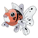 An image of the Pokemon Seaking #119 in the Pokedex