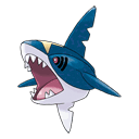 An image of the Pokemon Sharpedo #319 in the Pokedex