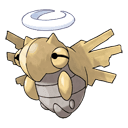 An image of the Pokemon Shedinja #292 in the Pokedex
