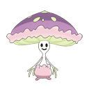 An image of the Pokemon Shiinotic #756 in the Pokedex