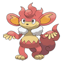 An image of the Pokemon Simisear #514 in the Pokedex