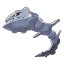 An image of the Pokemon Steelix #208 in the Pokedex