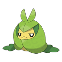 An image of the Pokemon Swadloon #541 in the Pokedex