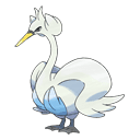 An image of the Pokemon Swanna #581 in the Pokedex