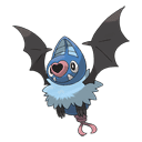 An image of the Pokemon Swoobat #528 in the Pokedex