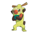 An image of the Pokemon Thwackey #811 in the Pokedex