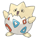 An image of the Pokemon Togepi #175 in the Pokedex