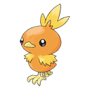 An image of the Pokemon Torchic #255 in the Pokedex