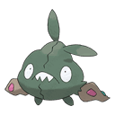 An image of the Pokemon Trubbish #568 in the Pokedex