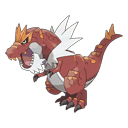 An image of the Pokemon Tyrantrum #697 in the Pokedex