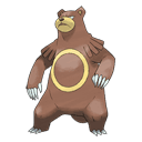 An image of the Pokemon Ursaring #217 in the Pokedex