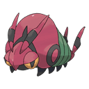 An image of the Pokemon Venipede #543 in the Pokedex