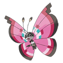 An image of the Pokemon Vivillon #666 in the Pokedex