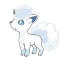 An image of the Pokemon Vulpix Alolan Form #37 in the Pokedex
