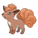An image of the Pokemon Vulpix #37 in the Pokedex
