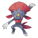 An image of the Pokemon Weavile #461 in the Pokedex