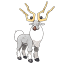 An image of the Pokemon Wyrdeer #899 in the Pokedex