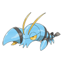 An image of the Pokemon Clauncher #692 in the Pokedex